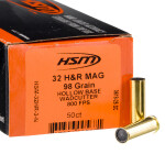 50 Rounds of .32 H&R Magnum Ammo by HSM Training - 98gr HBWC