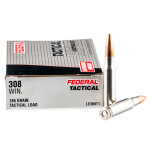 20 Rounds of .308 Win Ammo by Federal Tactical - 165gr SP Bonded