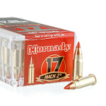 500 Rounds of .17HM2 Ammo by Hornady Varmint Express - 17gr V-MAX