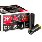 250 Rounds of 12ga Ammo by Winchester AA Lite Handicap - 1 ounce #8 shot