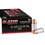 50 Rounds of .45 ACP Ammo by CCI - 230gr FMJ