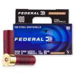 100 Rounds of 12ga Ammo by Federal Speed-Shok - 1 1/4 ounce BB steel shot