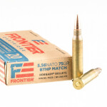 500 Rounds of 5.56x45 Ammo by Hornady Frontier - 75gr HPBT Match