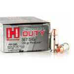 20 Rounds of .357 SIG Ammo by Hornady Critical Duty - 135gr JHP