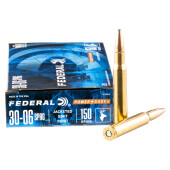 200 Rounds of 30-06 Springfield Ammo by Federal - 150gr SP