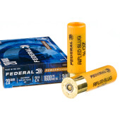 250 Rounds of 20ga Ammo by Federal Power Shok - 2-3/4" 3/4 ounce Rifled Slug