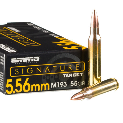 500 Rounds of Bulk 5.56x45 Ammo by Ammo Inc. - 55gr FMJ M193