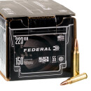 600 Rounds of .223 Ammo by Federal Black Pack - 55gr FMJ
