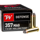 500 Rounds of .357 Mag Ammo by Winchester - 110gr JHP