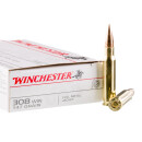20 Rounds of .308 Win Ammo by Winchester - 147gr FMJ