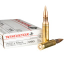 20 Rounds of 7.62x51 Ammo by Winchester - 149gr FMJ M80