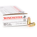 50 Rounds of .357 SIG Ammo by Winchester - 125gr FMJ