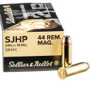 50 Rounds of .44 Mag Ammo by Sellier & Bellot - 240gr SJHP