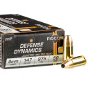 1000 Rounds of 9mm Ammo by Fiocchi - 147gr JHP