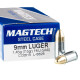1000 Rounds of 9mm Ammo by Magtech Steel - 115gr FMJ **STEEL CASES**