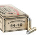 50 Rounds of .44-40 Win Ammo by Black Hills Authentic Cowboy Action - 200gr RNFP