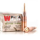 20 Rounds of 7.62x54r Ammo by Wolf Military Classic - 148gr FMJ